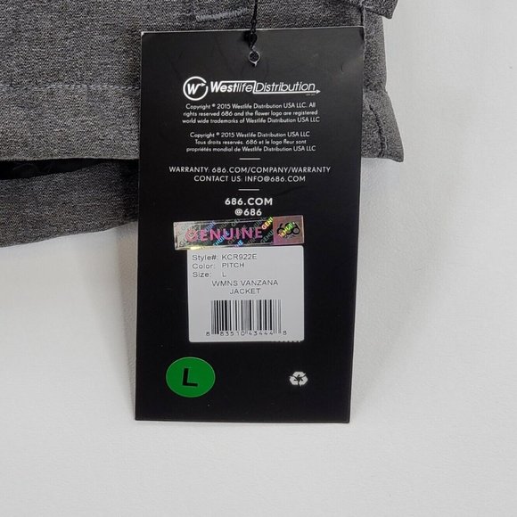 686 Vanzana Jacket Snowboarding Womens Large - Picture 5 of 9